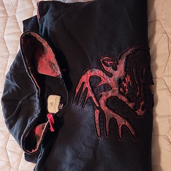 Legendary Whitetails Men's Deer Skull Hoodie, 2XT - Picture 5 of 9